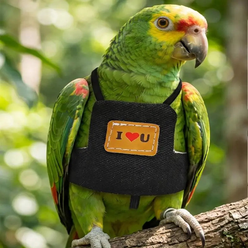 Adjustable Parrot Flying Harness with Leash for Small to Medium Birds