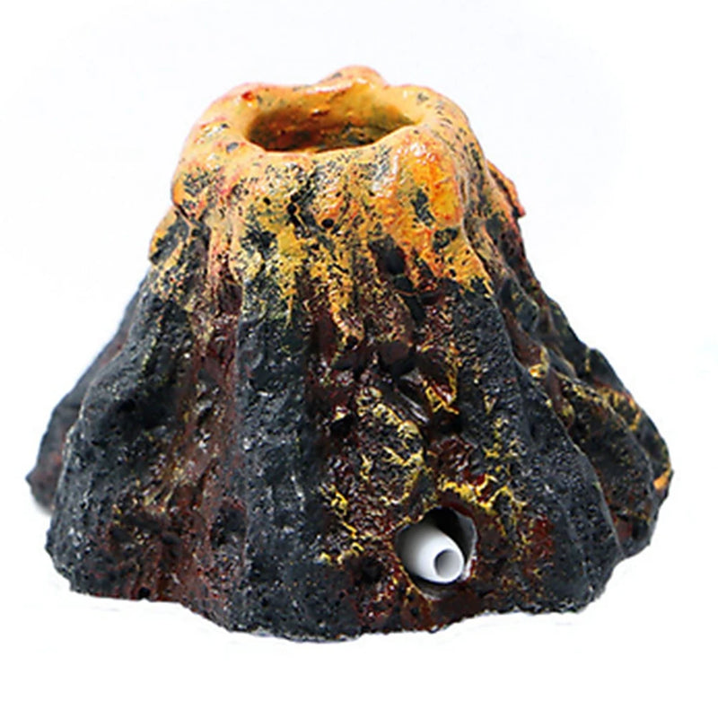 Aquarium Volcano Bubble Stone Decor