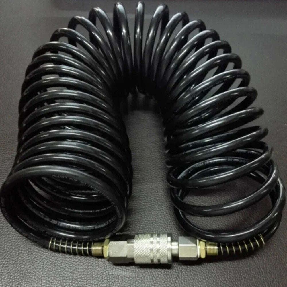 25 FT Heavy-Duty Air Compressor Hose with Quick-Coupler