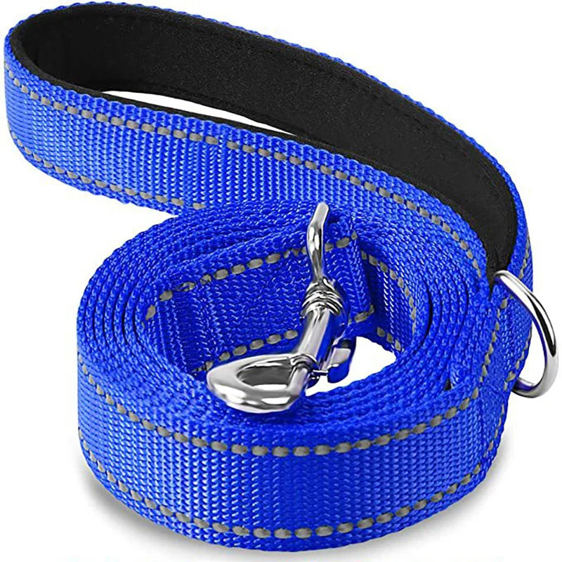 Reflective Dog Harness Collar and Leash Set (1.2-1.8m)