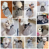 Vestido de Algodón a Rayas para Perro