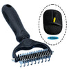 Two-Sided Grooming Brush for Cats and Dogs