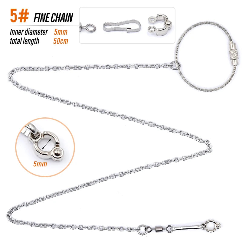 A silver stainless steel fine chain anklet with a lobster clasp and a small charm.