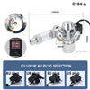 Digitaler CO2-Regulator für Aquarien mit Magnetventil und Blasenzähler