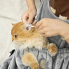Plush Cat Carrier Apron with Cozy Sleeping Pocket for Small Pets