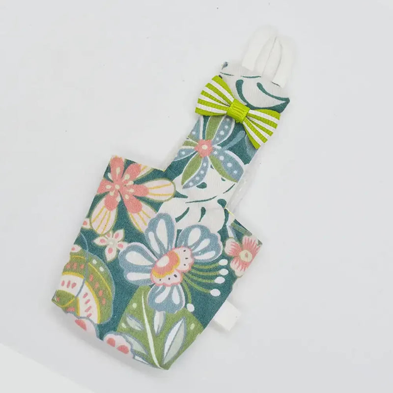 حفاض طائر الببغاء بنقش زهري مع بدلة طيران و ربطة قابلة للغسل