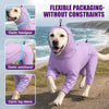 Waterproof Dog Raincoat with Reflective Stripe and Hood