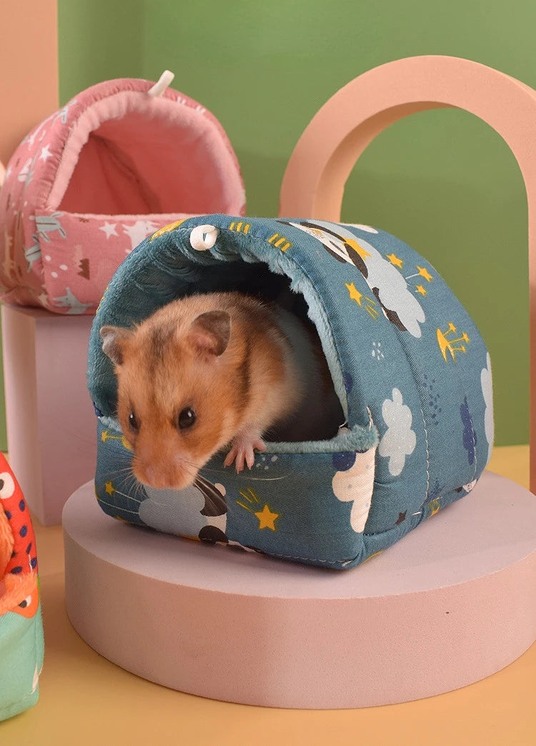 Niche Douillette pour Petits Animaux : Hamsters, Cobayes & Lapins