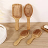 Natural Bamboo Air Cushion Scalp Massage Hair Brush – Detangling & Anti-Static