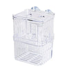 Acrylic Fish Breeding Isolation Box with Double Compartments