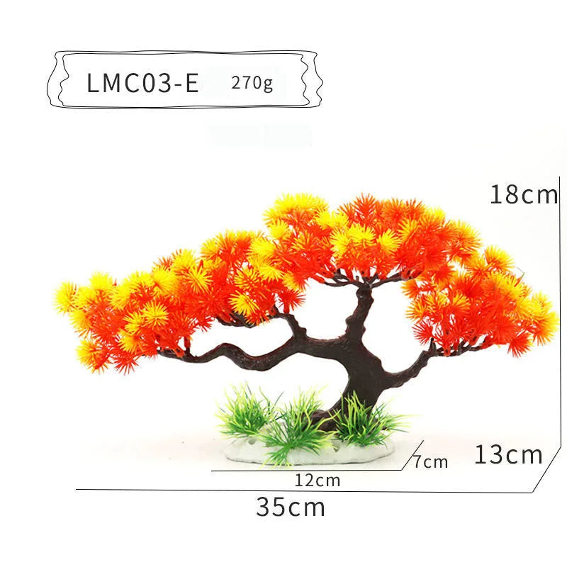 Aquarium Decor: Simulation Plants and Landscaping Ornaments