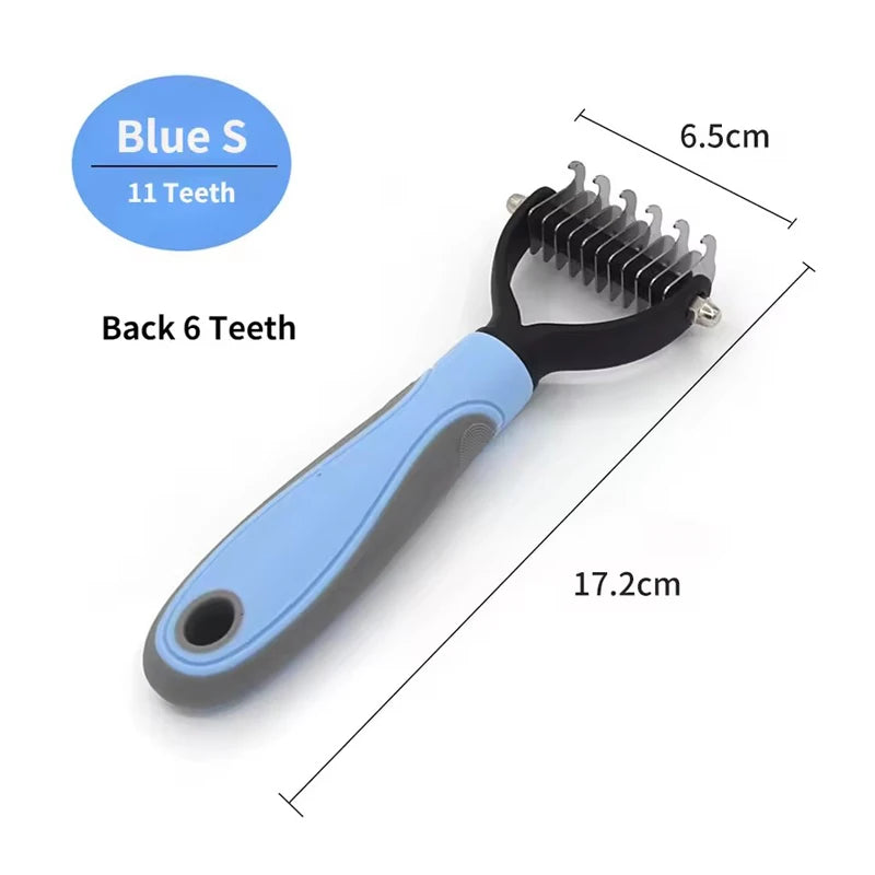 Pet Deshedding Brush for Dogs and Cats