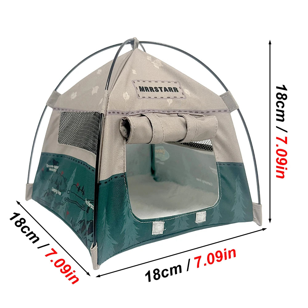 Breathable Mesh Pet Tent Hideout for Small Animals