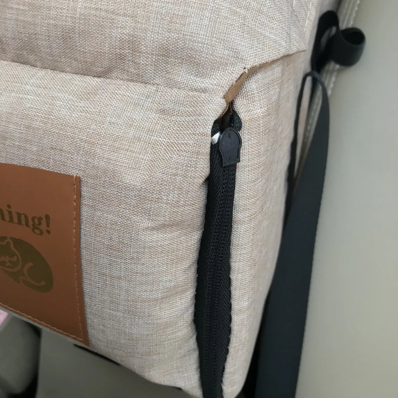 Portable Console Booster Dog Car Seat for Small Dogs and Cats