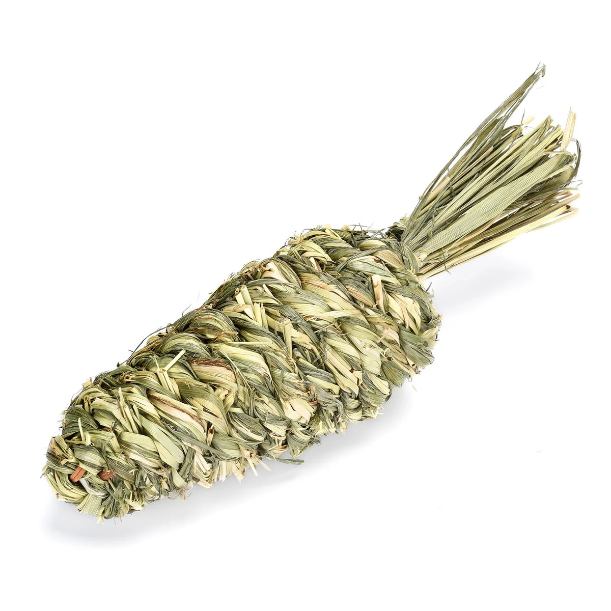 Natural Woven Grass Chew Balls for Rabbits and Small Pets
