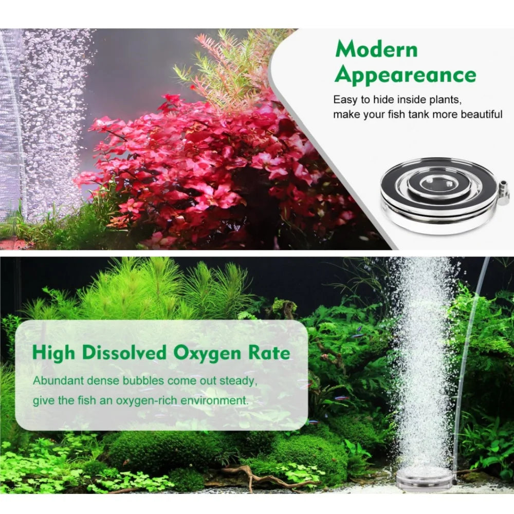 Acrylic Aquarium Bubbler Kit – Silent Oxygen Diffuser
