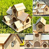 Handcrafted Wooden Bird House with Waterproof Finish