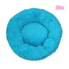 Lit Donut en Peluche Confortable pour Chat