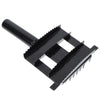 Brosse de toilettage dentelée robuste pour grands animaux