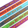 Personalisierte bestickte Nylon-Hundehalsband