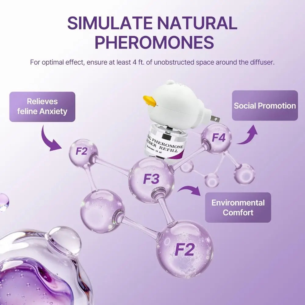 Cat Calming Pheromone Diffuser Kit with 2 Refills