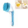 Pet Bath Brush with Shampoo Dispenser and Soft Silicone Bristles