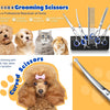Stainless Steel Pet Grooming Kit with Safety Scissors