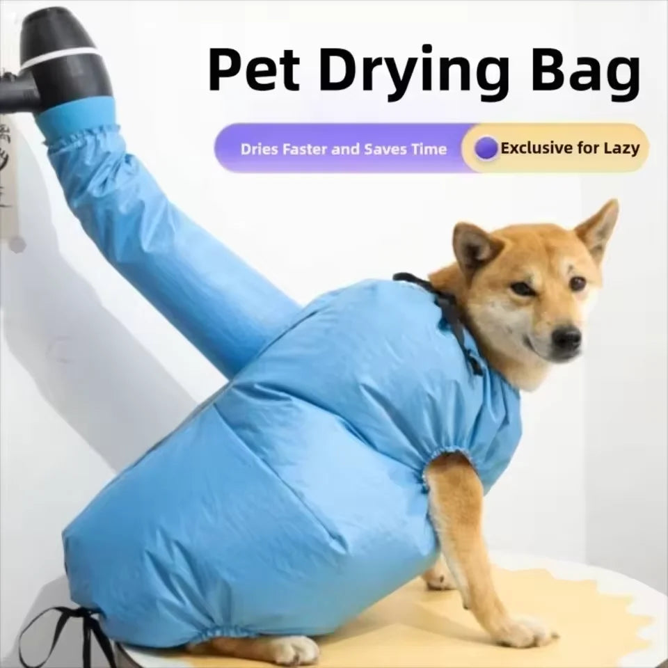Pet Drying Bag for Dogs and Cats with Rapid Airflow