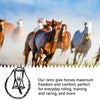 Mors en cuir PU ajustable pour cheval
