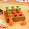 Interactive Snuffle Mat for Dogs with Carrot Toys