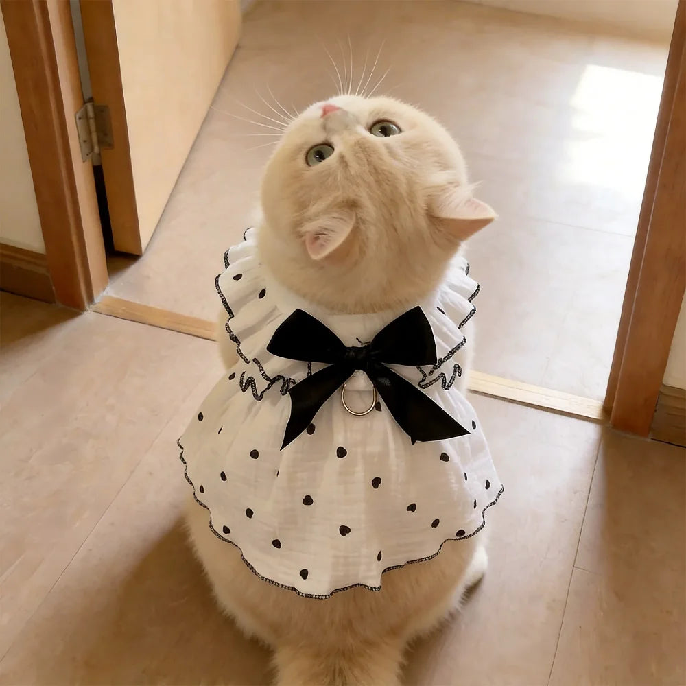 Breathable Anti-Shedding Summer Dress for Cats and Small Dogs