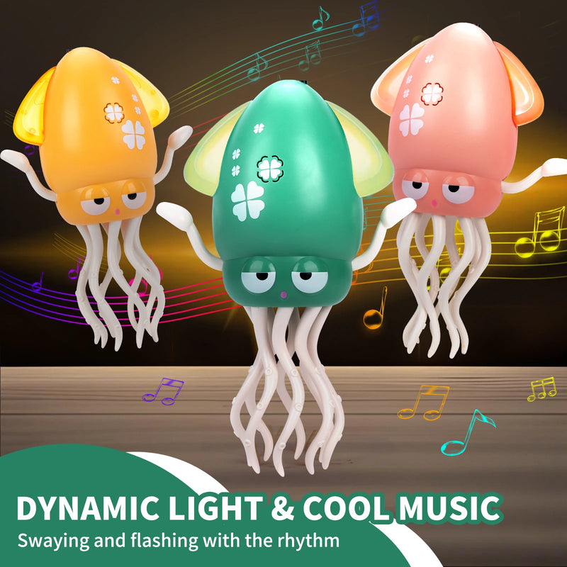 Elektronisches tanzendes Tintenfisch-Spielzeug mit Licht und Musik