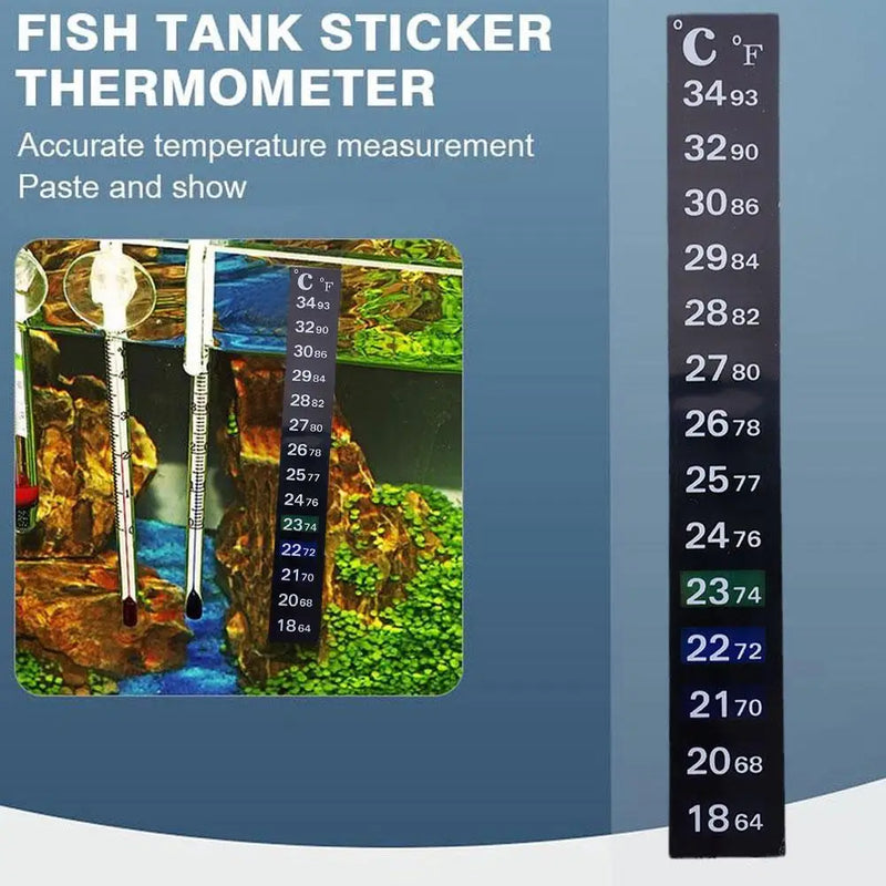 Thermomètre numérique à coller pour aquarium
