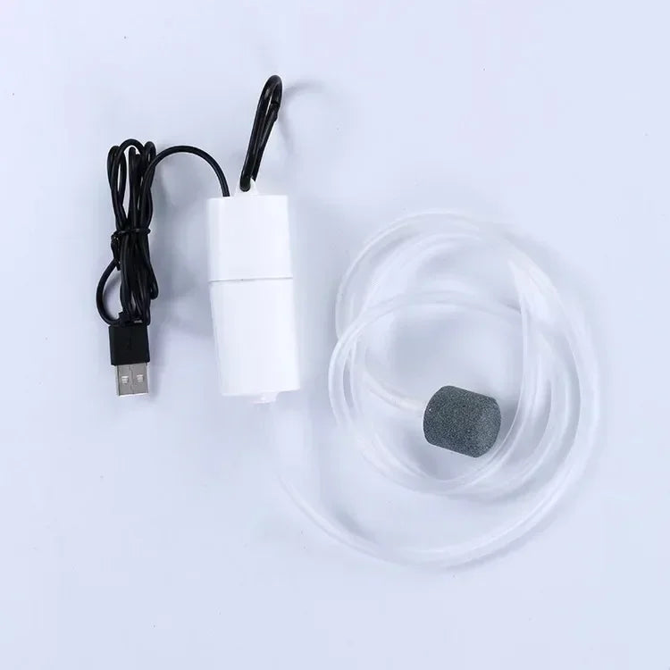 USB Silent Aquarium Air Pump Oxygenator for Fish Tank 5V