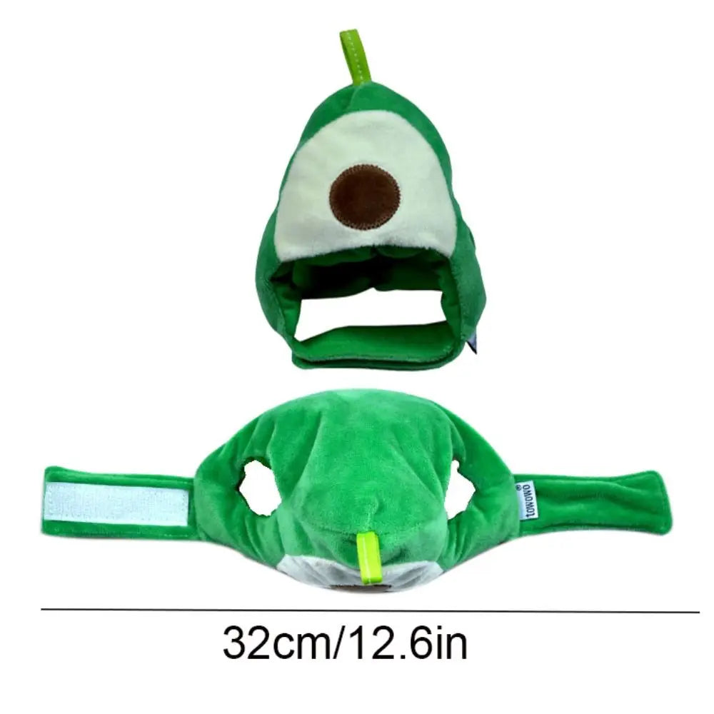 Fruit-Shaped Plush Pet Hat for Cats and Small Dogs