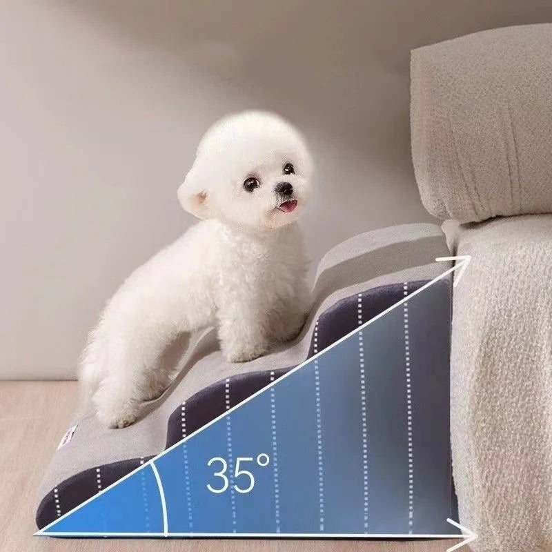 High-Density Foam Pet Stairs for Small Dogs