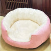 Cozy Plush Dog Bed with Soft Cotton Cover