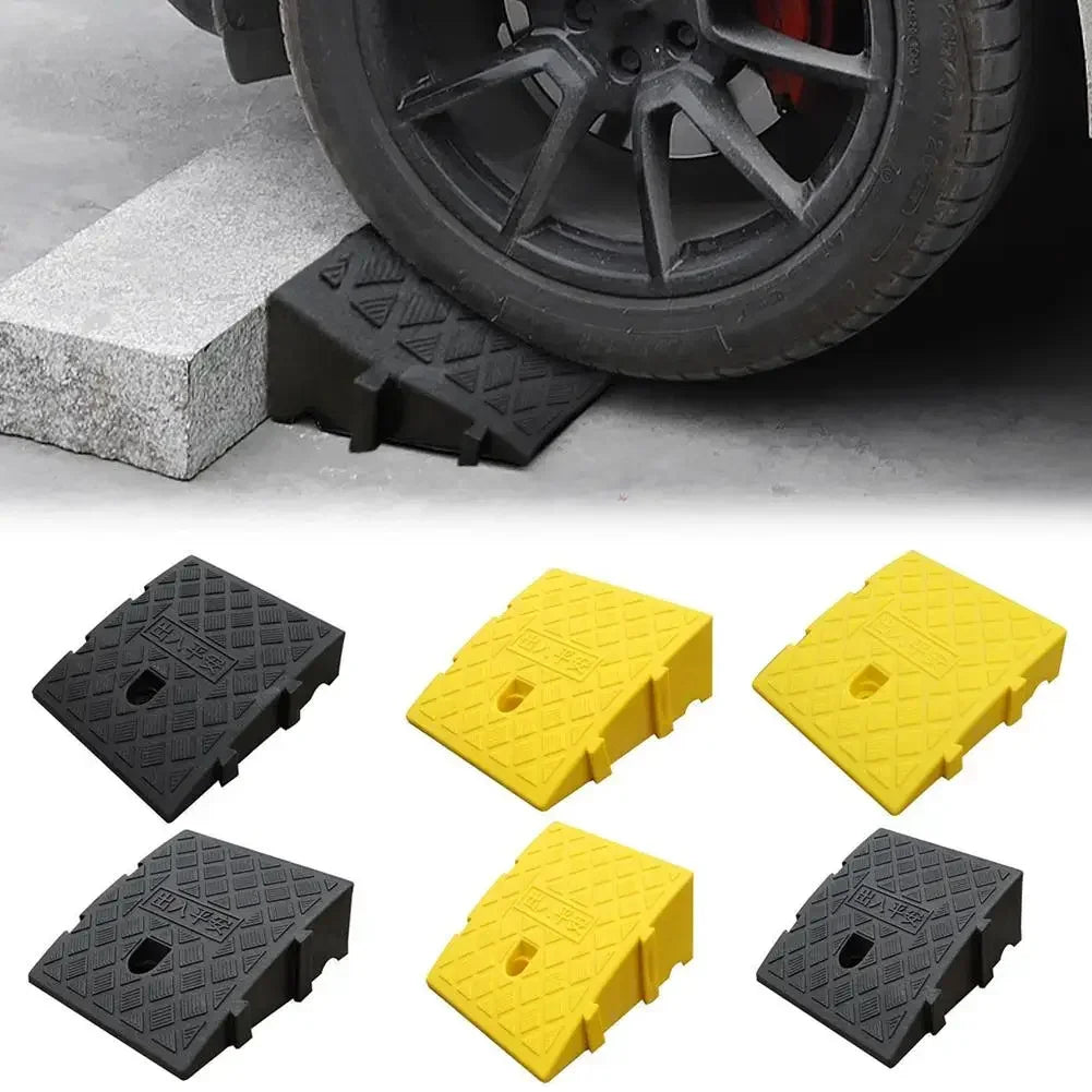 Anti-Slip Driveway Curb Ramps for Cars, Trucks, and Trailers