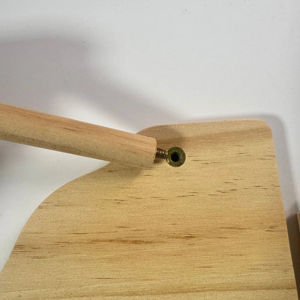 Wooden Hamster Play Platform with Two-Level Design