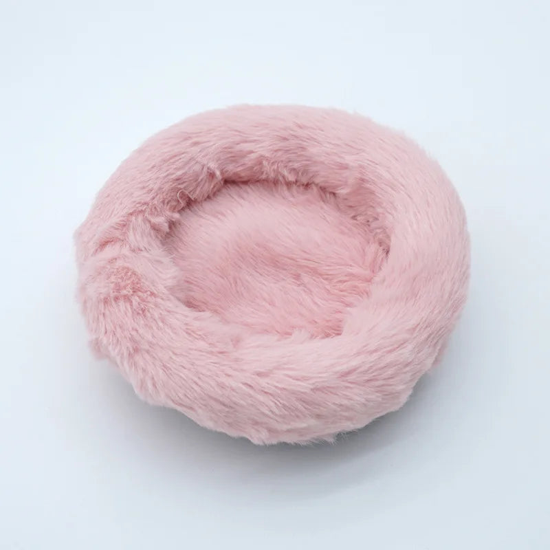 Plush Cozy Nest Bed for Small Pets
