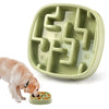 Anti-Gulping Maze Slow Feeder Dog Bowl with Non-Slip Base