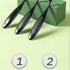 A set of black pet tear stain brush tools for cleaning and restoring skin.