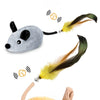 Interactive Motion-Activated Cat Toy Mouse with Squeaky Sounds