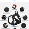 Reflective No-Pull Dog Harness with Quick-Release Buckles