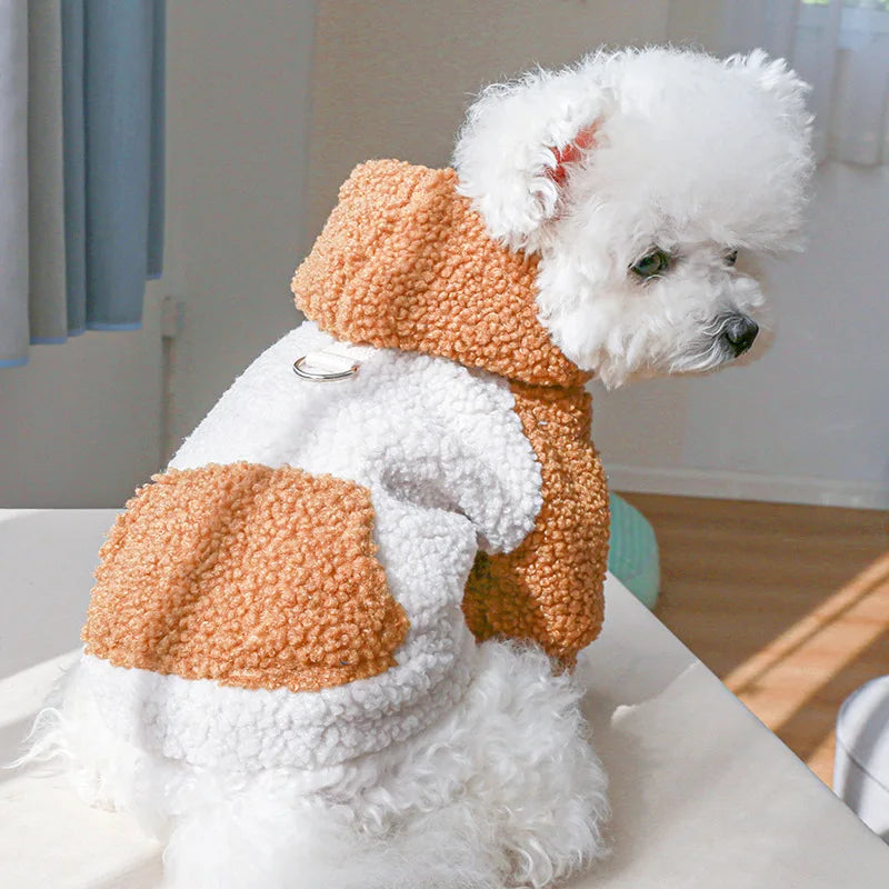 Suéter con Capucha de Lana Berber para Perro