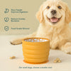 Bol anti-avalage en silicone pour chien