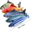 Catnip-Filled Plush Fish Toy 5-Pack for Cats and Kittens