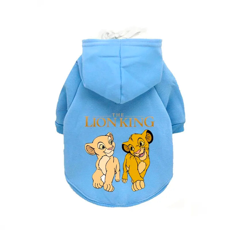 Sudadera con Capucha de Algodón para Perro con Estampa del Rey León