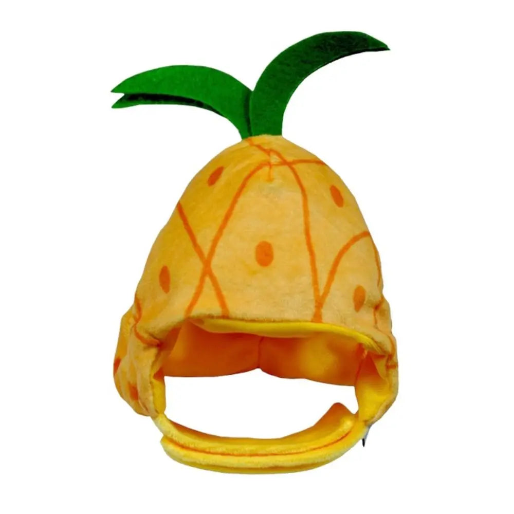 Fruit-Shaped Plush Pet Hat for Cats and Small Dogs