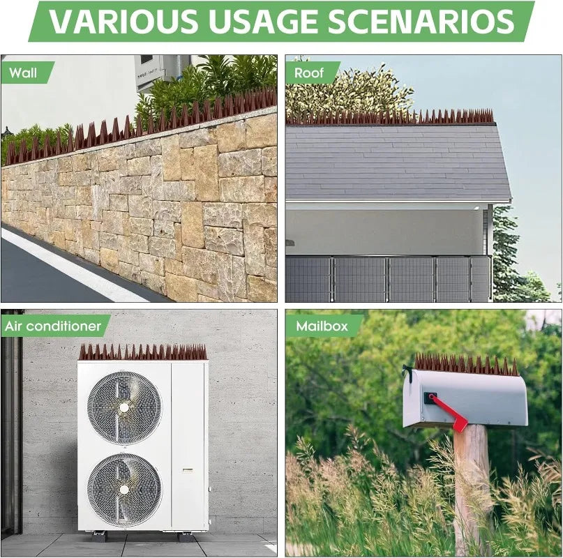 Bendable Bird Repellent Spikes for Outdoor Pest Control